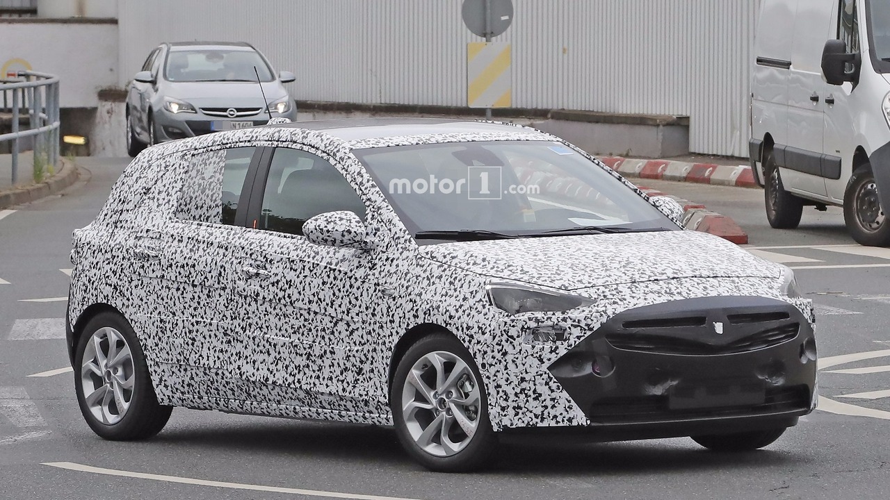 2018 Opel Corsa spy photo