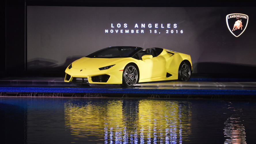 Lamborghini Huracan LP 580-2 Spyder: LA 2016