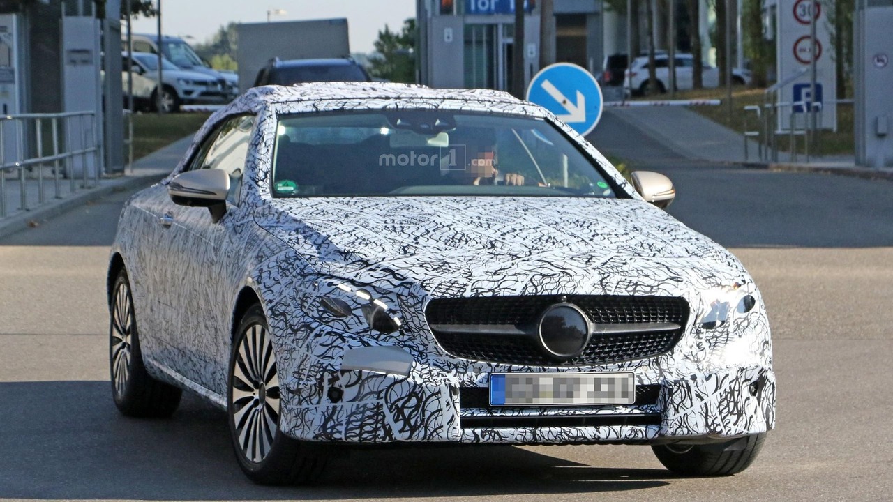 2018 Mercedes E-Class Convertible spy photo