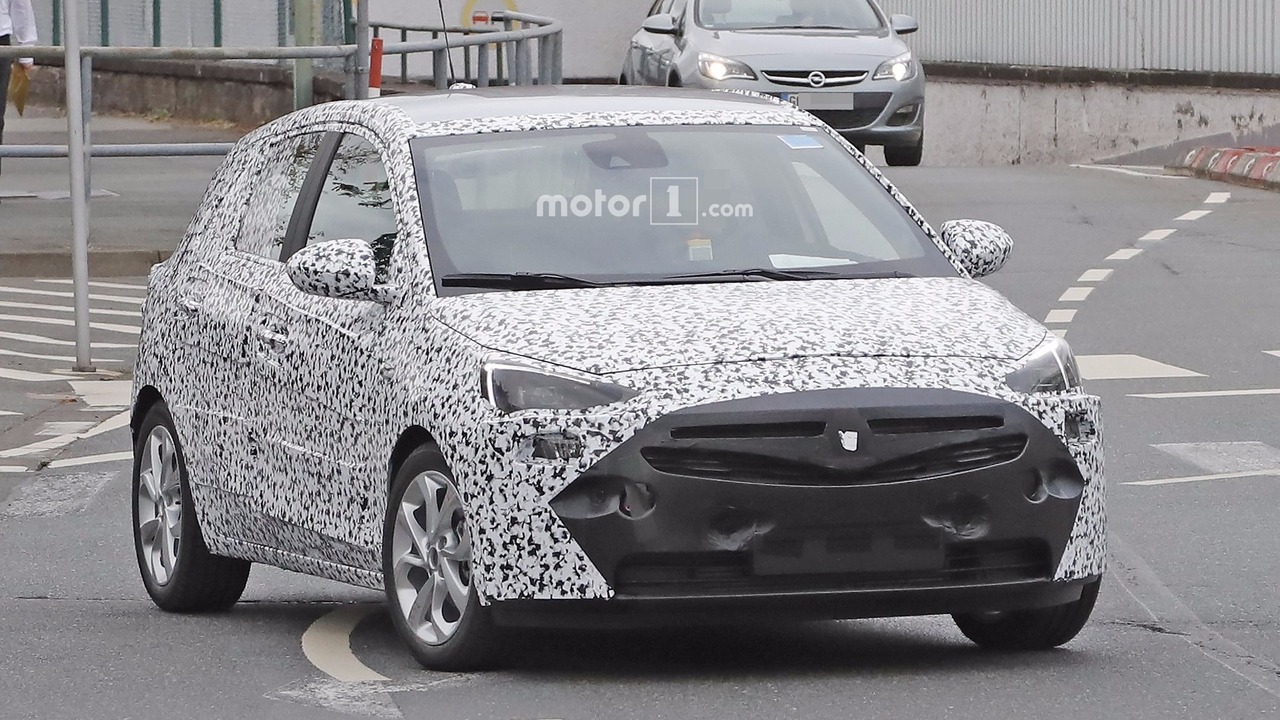 2018 Opel Corsa spy photo